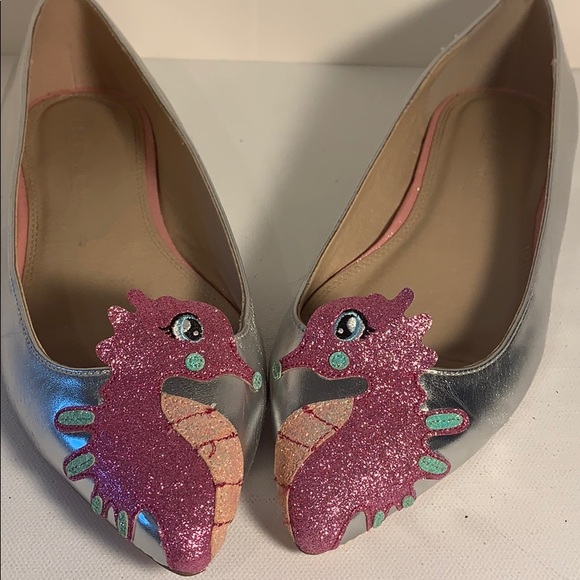 👠Asos Seahorse Flats Size 6.5 (4UK) - Picture 2 of 7